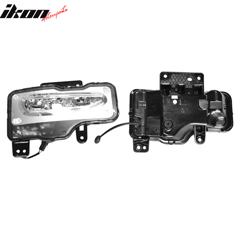 2016-2019 Sierra 1500& Silverado 1500 Clear Lens Fog Lights Pair ABS