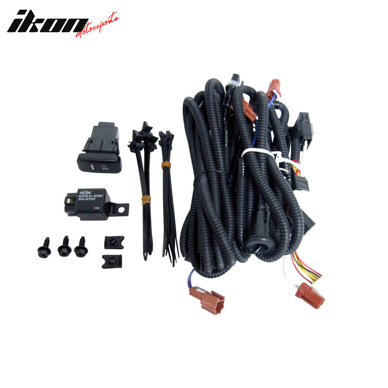 Fits 04-05 Honda Civic 2/4Dr Clear Lens Fog Lights Lamps Kit RH LH