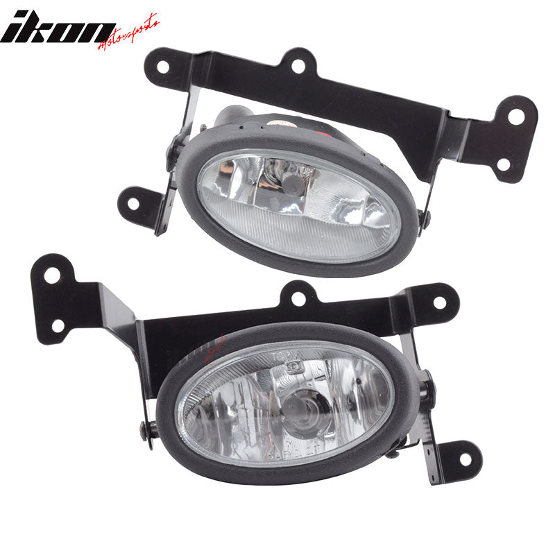 Fits 06-08 Honda Civic 2Dr Coupe Clear Lens Fog Lights w/Switch Pair