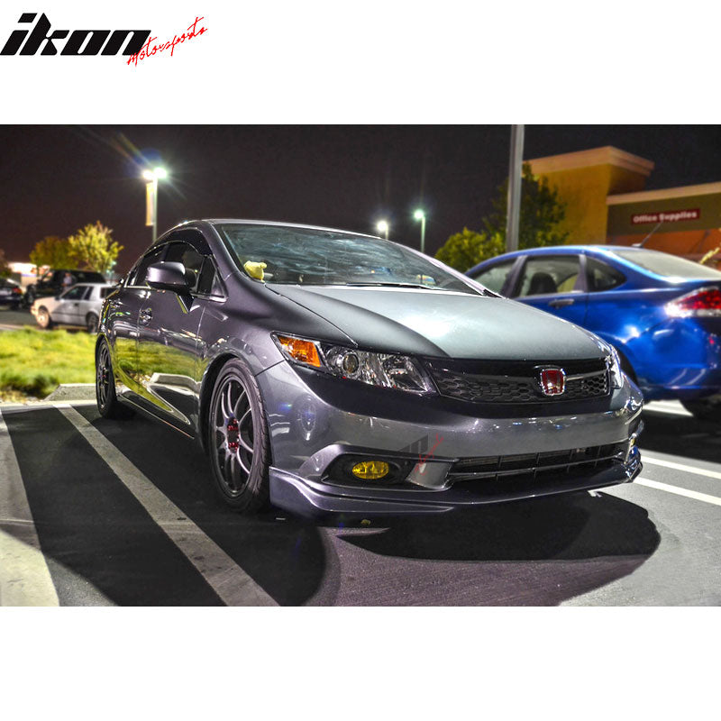 2012 Honda Civic 4Door OE-Style Yellow Fog Lights Driving Lamp Switch