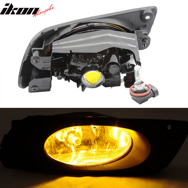 2012 Honda Civic 4Door OE-Style Yellow Fog Lights Driving Lamp Switch