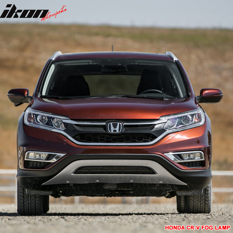 2015-2017 Honda CRV Fog Lights Lamps w/ Bezels Wiring