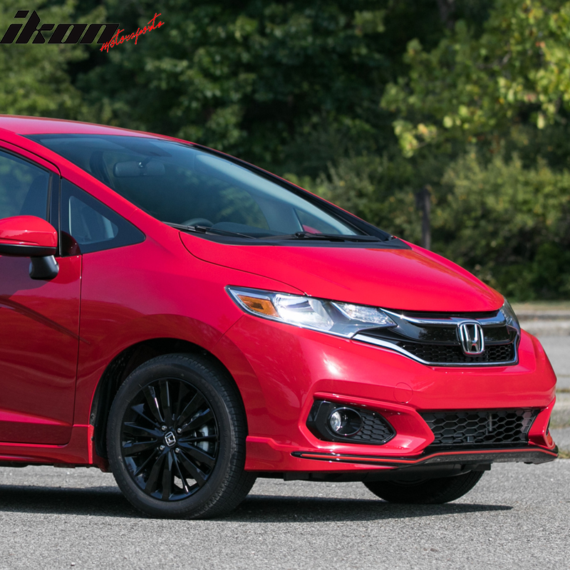 Fits 18-19 Honda Fit OE Foglights Kit ABS Black Housing Clear Lens