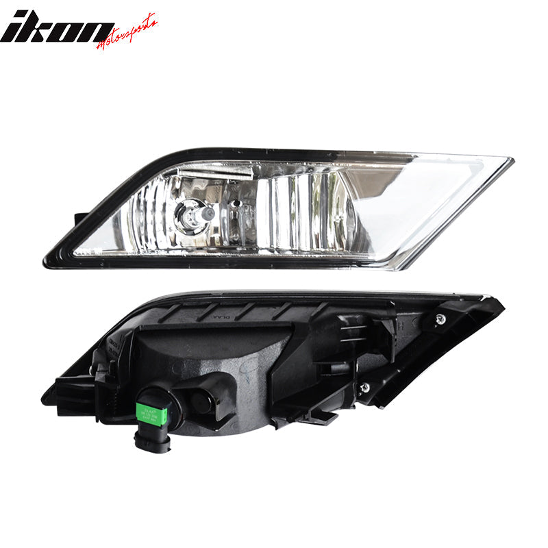 Fits 11-13 Honda Odyssey OE Front Fog Light Fog Lamp Clear Lens Pair