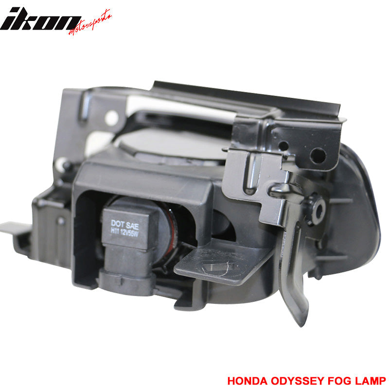 2005-2007 Honda Odyssey 2PCS Fog Lamp Fog Lights Wiring Kit Bulb ABS