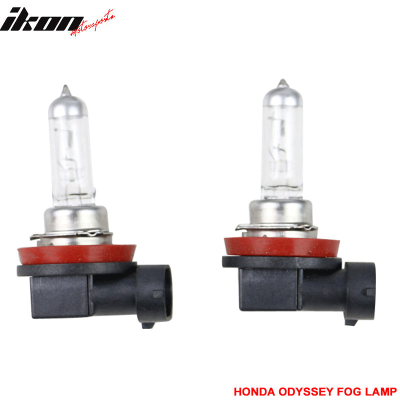 2005-2007 Honda Odyssey 2PCS Fog Lamp Fog Lights Wiring Kit Bulb ABS