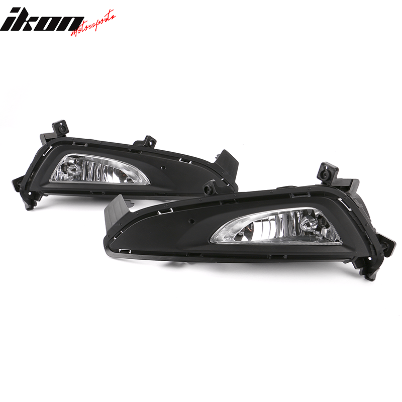 2016-2018 Hyundai Tucson Foglights Kit Black Housing Clear Lens