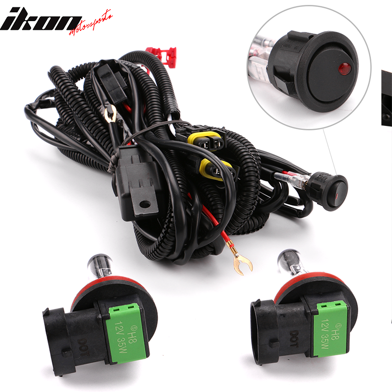 2016-2018 Hyundai Tucson Foglights Kit Black Housing Clear Lens