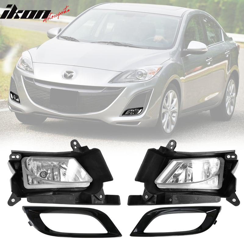 2010-2013 Mazda 3 Auto EXE Style Front Bumper w/ Fog Lights PP