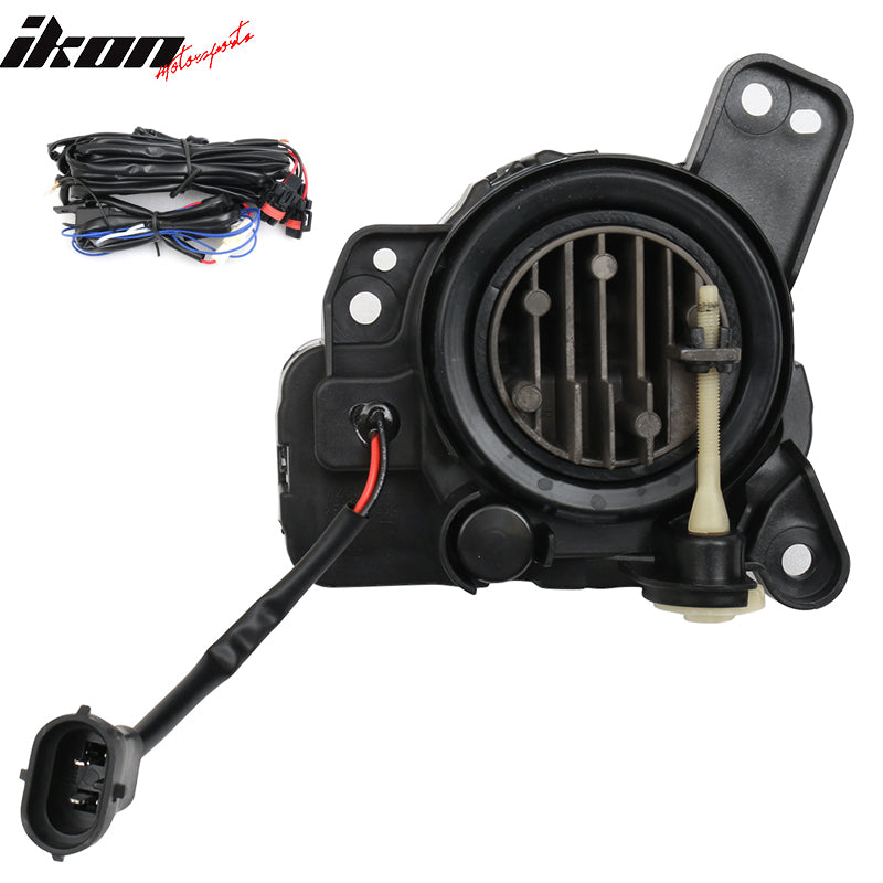 Fits 16-17 Mazda 6 Front Fog Light Lamps LED Clear Lens w/ Trim 2PC