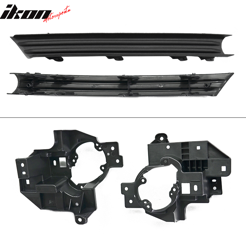 2018-2019 Mazda CX-5 CX5 OE Black Clear Front Fog Light Lamps ABS