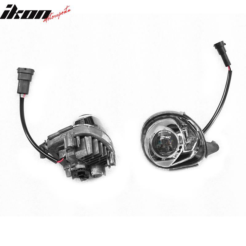 2018-2019 Mazda CX-5 CX5 OE Black Clear Front Fog Light Lamps ABS