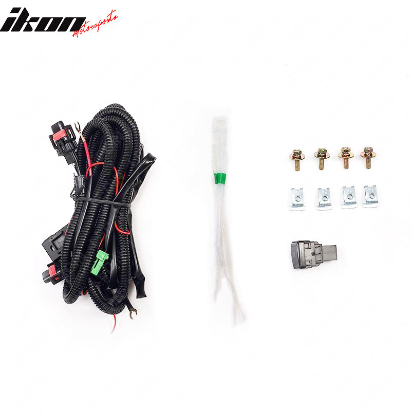 2014-2016 Nissan Rogue OE Style 2PCS Fog Lights Lamps W/Clear Lens