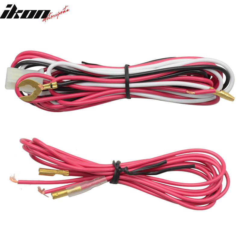 Universal Fog Light Lamp Wiring Harness Kit LED Light Bar Switch Relay