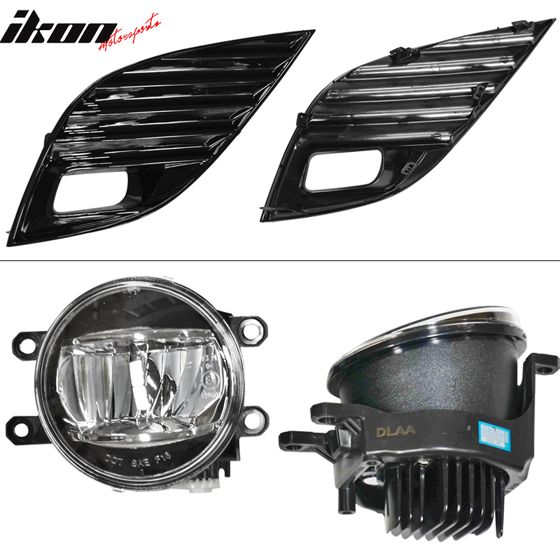 2018-2020 Toyota Camry SE XSE 2PC Front Bumper Fog Lights Driving Lamp