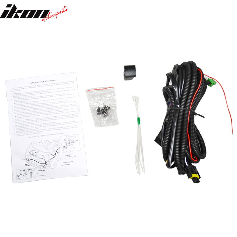 2018-2020 Toyota Camry SE XSE 2PC Front Bumper Fog Lights Driving Lamp