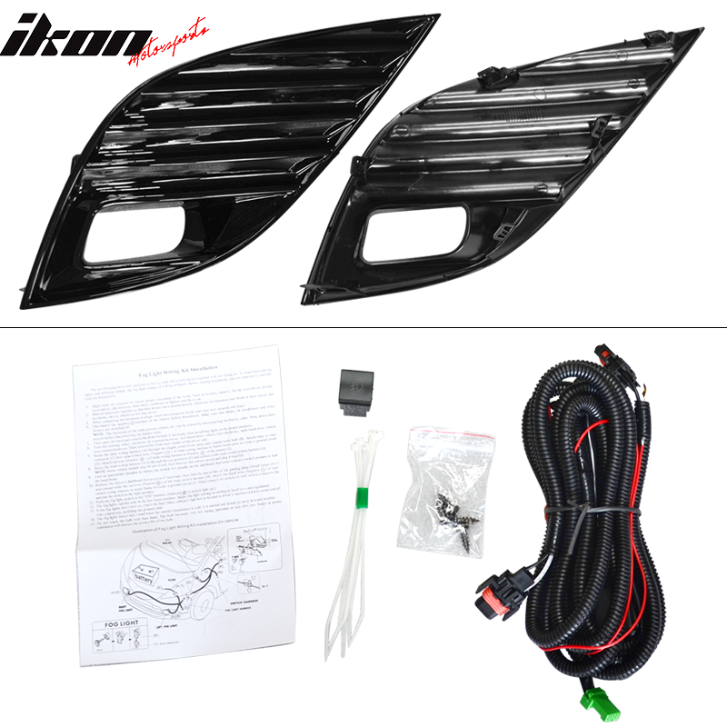 2018-2020 Toyota Camry SE XSE Black OE Front Lower Foglights Pair