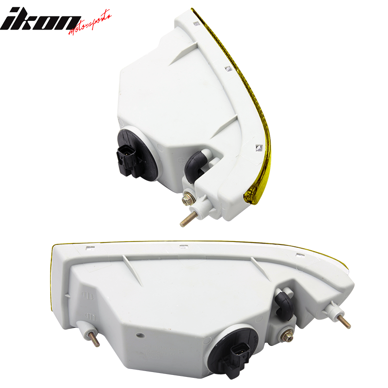 Fits 03-04 Toyota Corolla Crystal Front Bumper FogLight Lamps Yellow