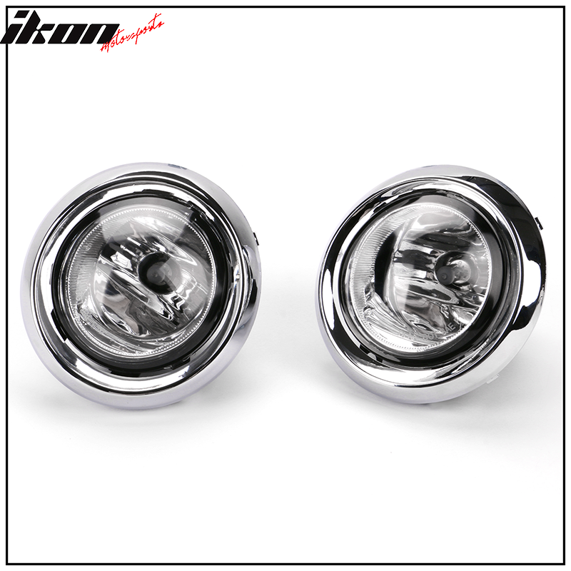 2017-2018 Toyota Sienna Black Housing With Clear Lens Fog Light ABS