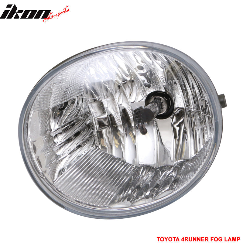 Fits 06-09 Toyota 4Runner Front Fog Light Lamp 9006 12V 51W Clear Lens