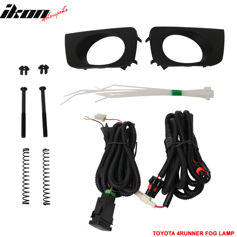 Fits 06-09 Toyota 4Runner Front Fog Light Lamp 9006 12V 51W Clear Lens