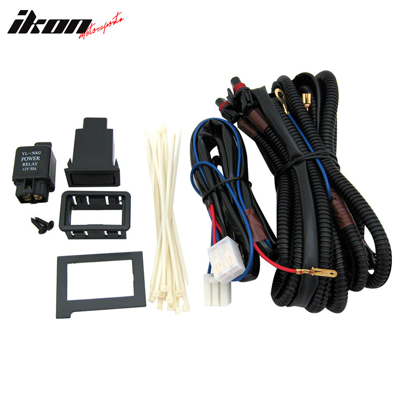 Fits 06-08 Toyota Yaris Hatchback Front Fog Light Lamps Yellow Lens