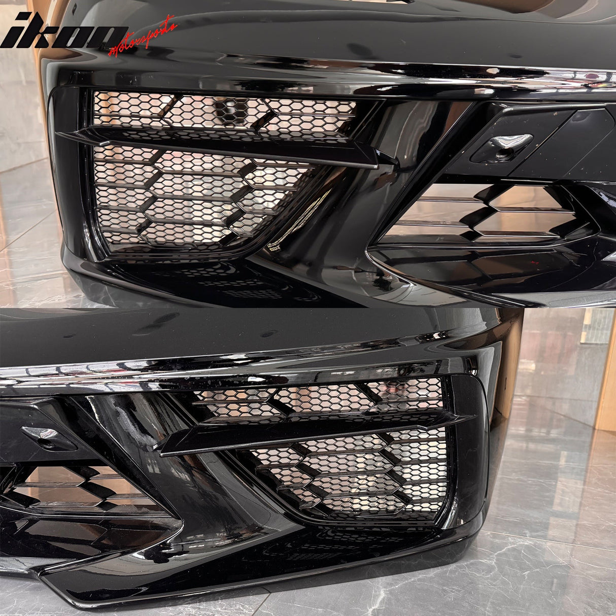 2020-2025 Chevy Corvette Stingray Z51 Front Bumper Lower Grilles ABS