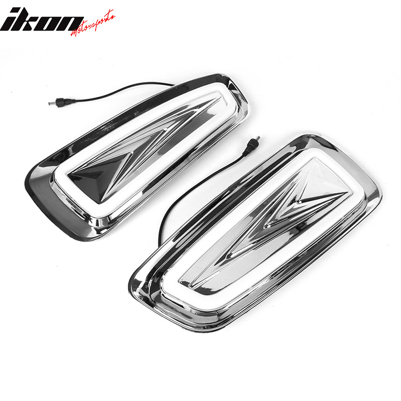 2011-2014 Ford F150 White Daytime Running Light Yellow Turn Signal