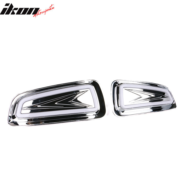 2011-2014 Ford F150 White Daytime Running Light Yellow Turn Signal