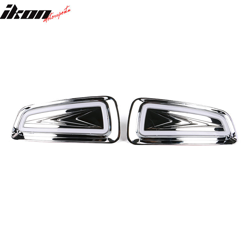 2011-2014 Ford F150 White Daytime Running Light Yellow Turn Signal