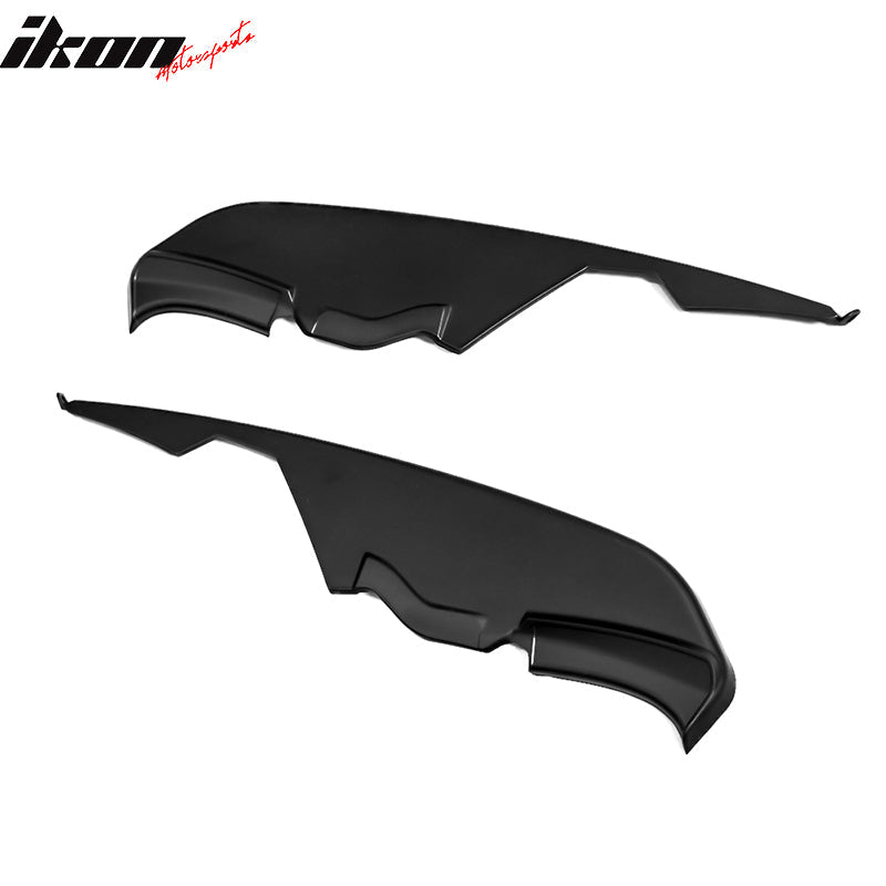 2015-2017 Ford Mustang MD Black Fog Light Lamp Splitters PP