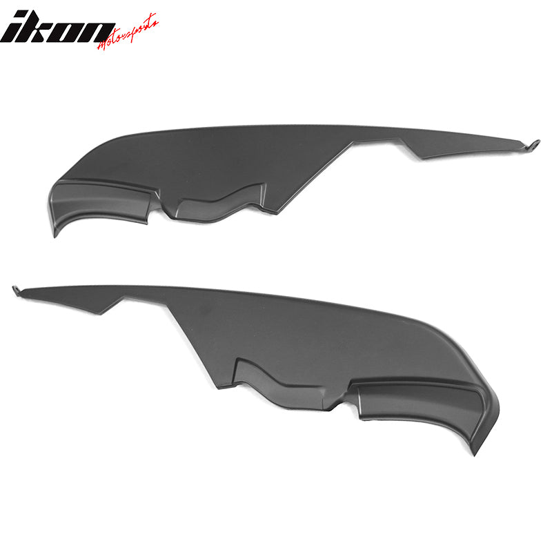 2015-2017 Ford Mustang MD Black Fog Light Lamp Splitters PP