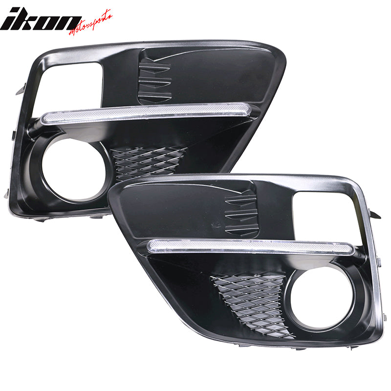 2015-2017Â Subaru WRX Sti White DRL & Amber Switchback Fog Light Covers