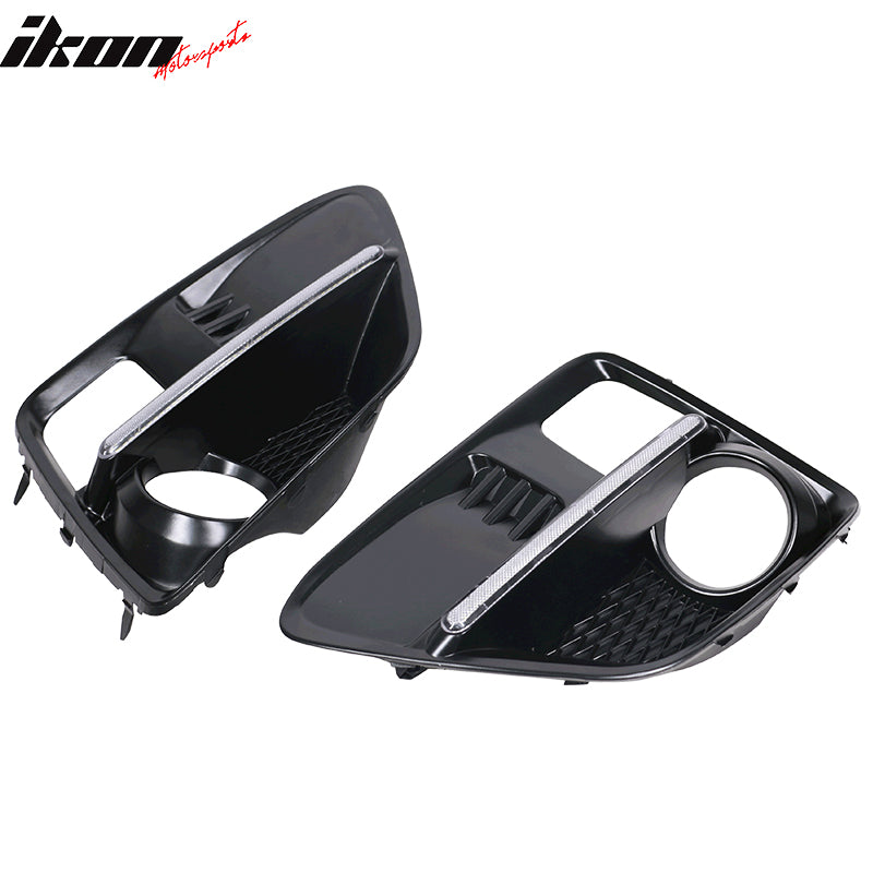 2015-2017Â Subaru WRX Sti White DRL & Amber Switchback Fog Light Covers