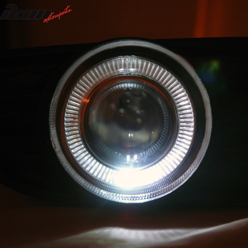 Fits 99-04 Jeep Grand Cherokee Halo Projector FogLight Lamps Clear