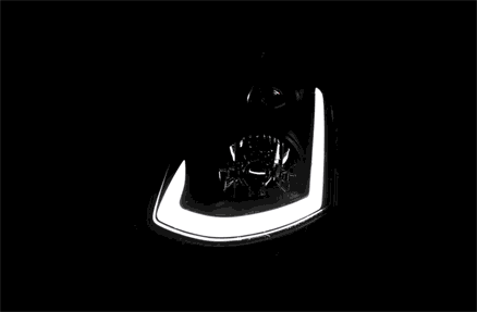 Infiniti G35 Coupe Projector Headlights with Sequential Signal - Black / Chrome / Smoked (2003 - 2007) - K2 Industries