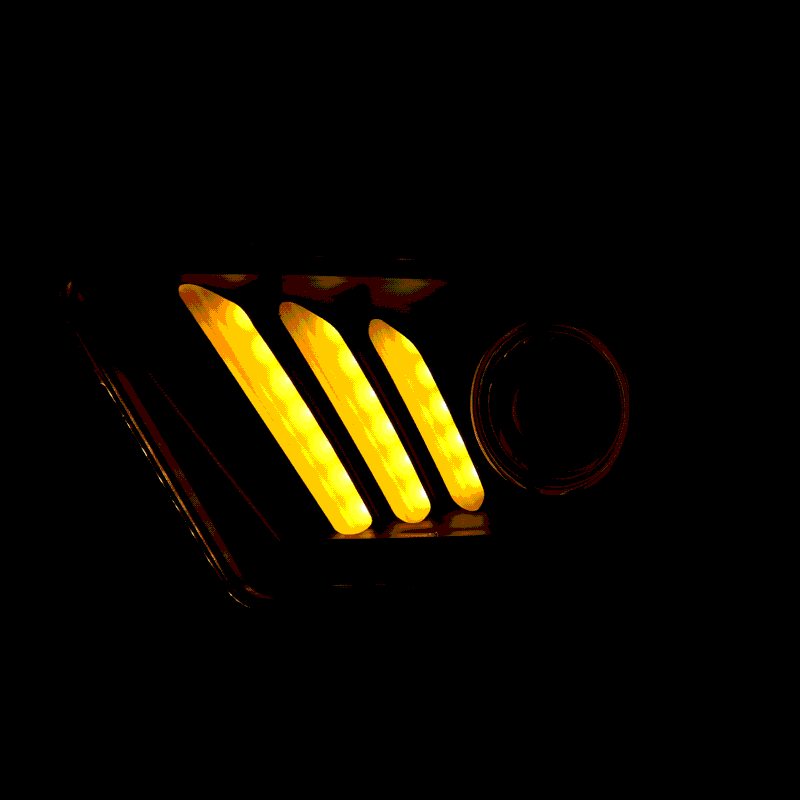 Spec-D Projector Headlights Ford Mustang S197 (10-14) LED Sequential Signal - Black / Chrome / Smoke