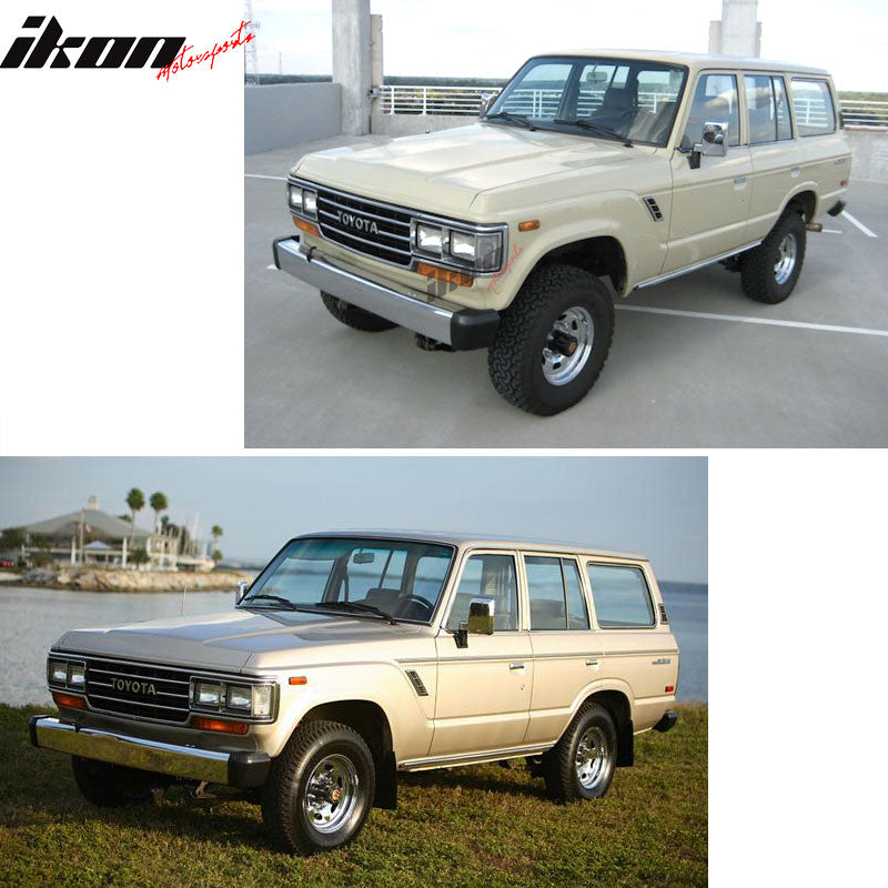 Set Of 4 6x4in Clear Projector Headlights 6 X 4 H4 Bulbs