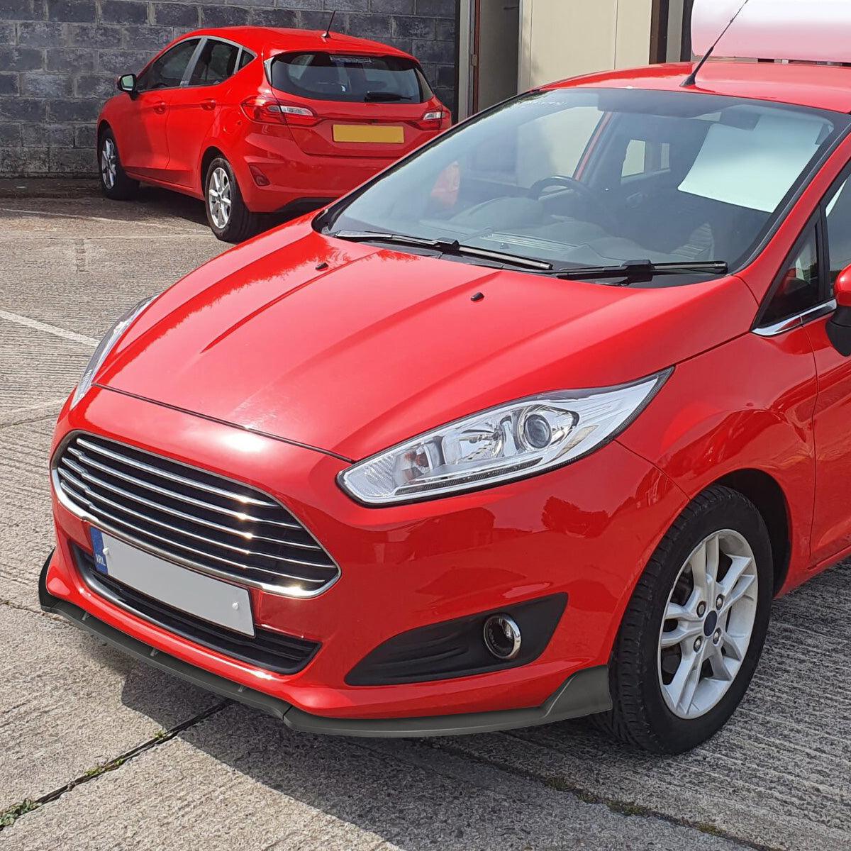 Spec-D Front Bumper Lip Ford Fiesta S / SE / Titanium (14-19) Matte or Gloss Black