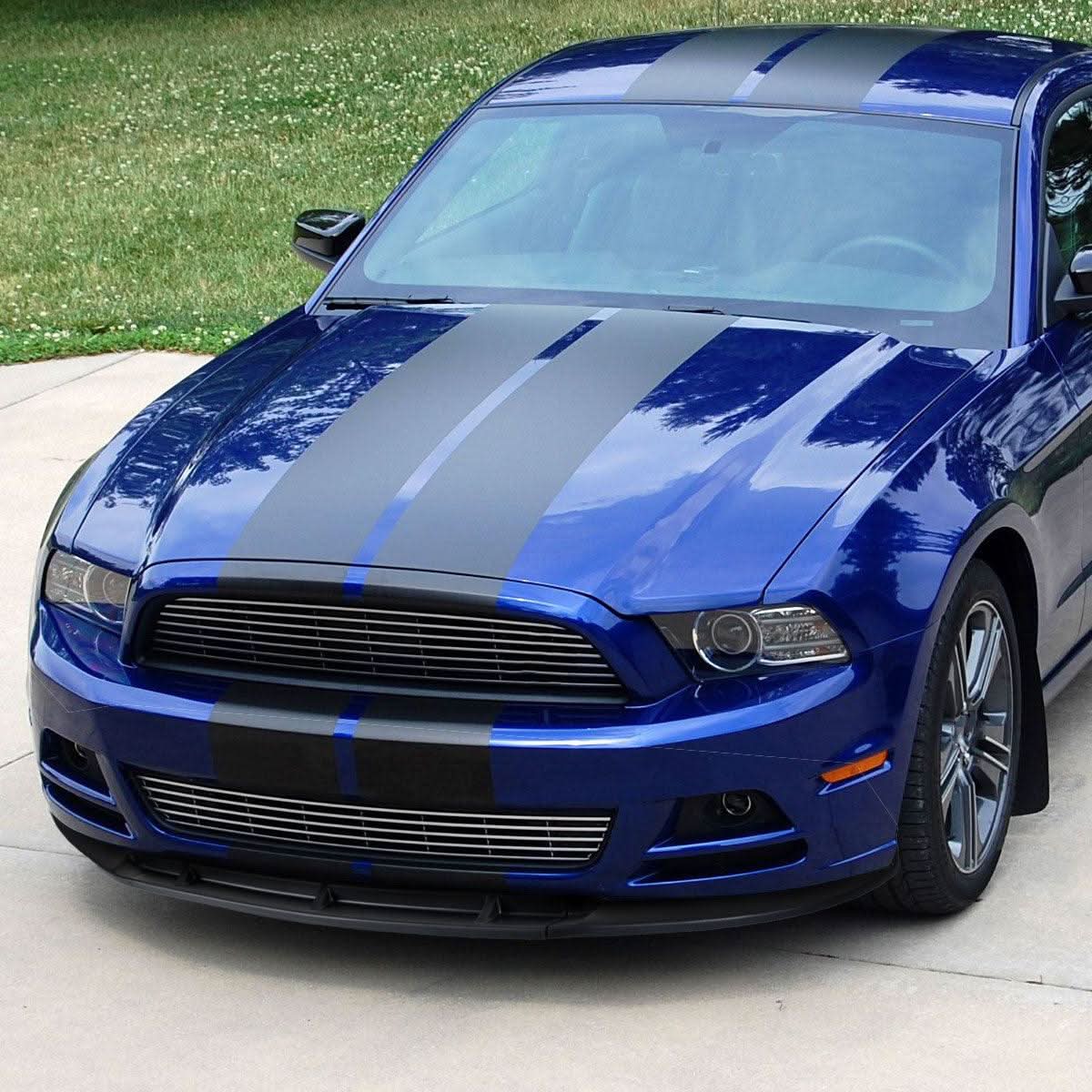 Spec-D Front Bumper Lip Ford Mustang (2013-2014) V6 / GT / BOSS 302 Matte or Glossy Black