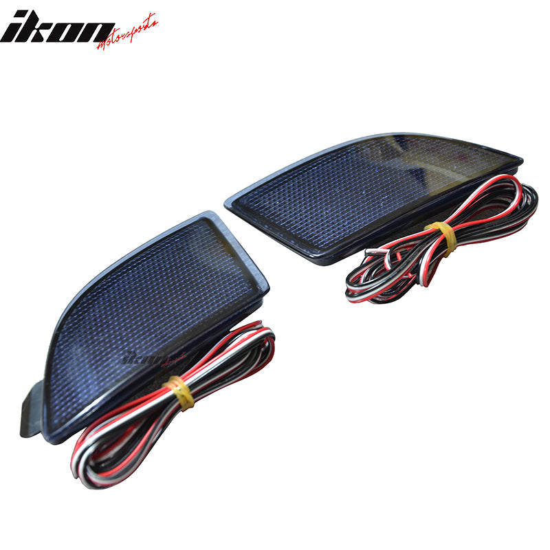 2014-2016 Mazda 3 Hatchback KS Style Rear Bumper W/ Black LED Light