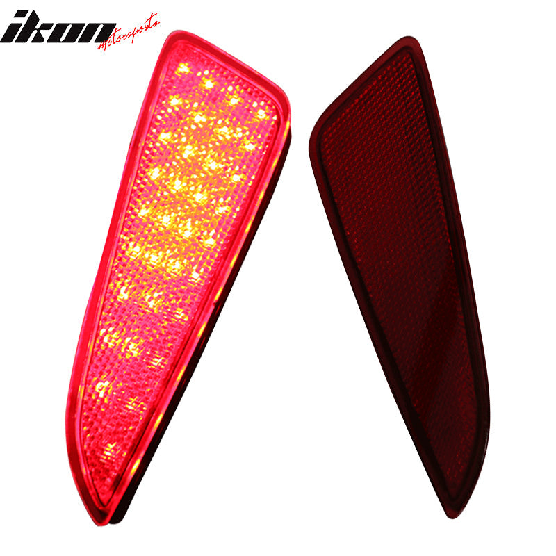 2018-2022 Toyota CHR Red Lens Rear Reflectors Lights Tail Lights