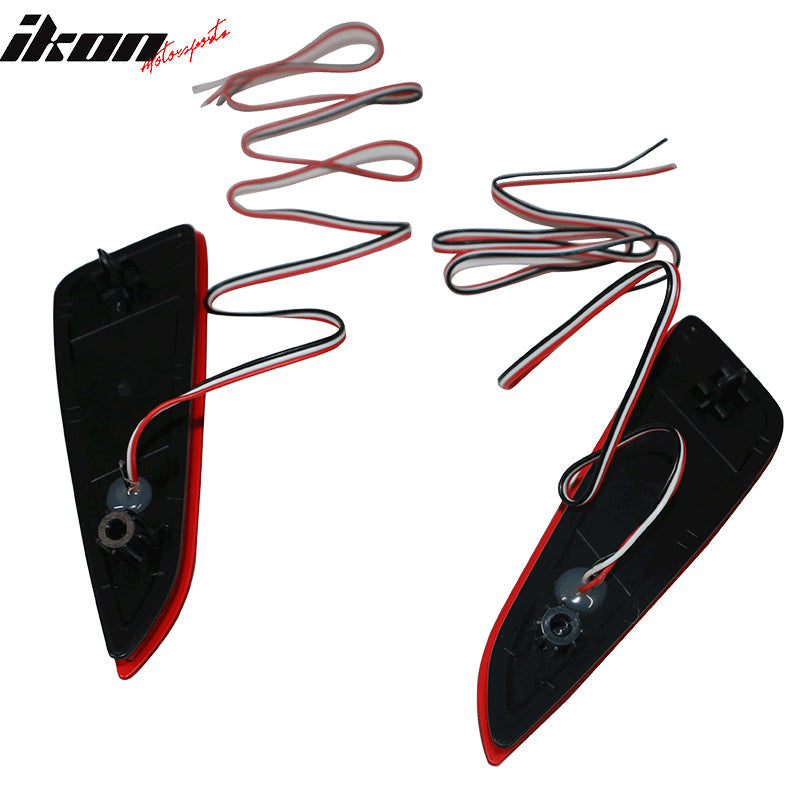 2018-2022 Toyota CHR Red Lens Rear Reflectors Lights Tail Lights