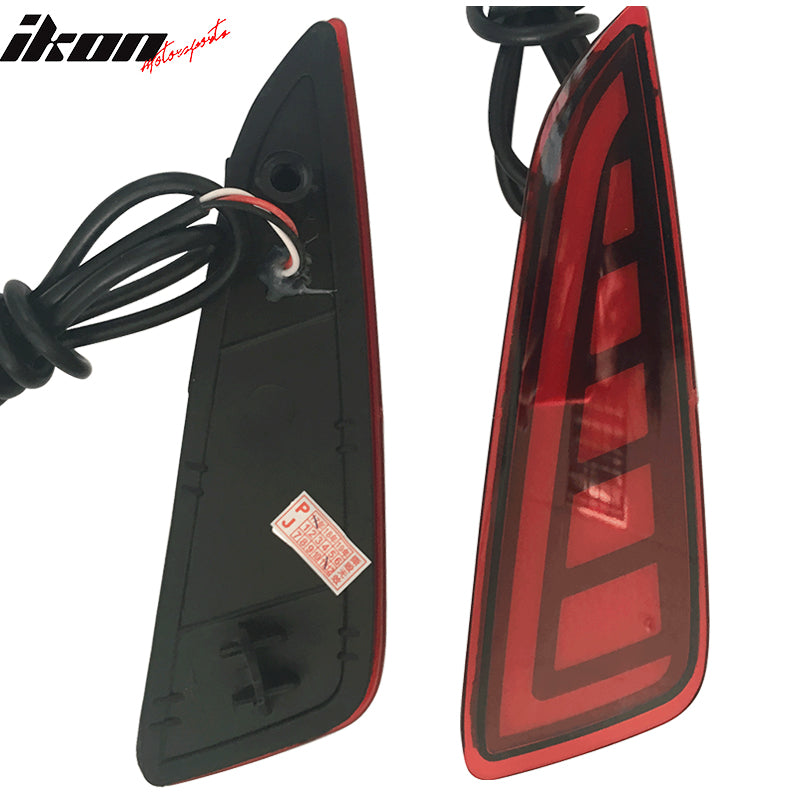 2018-2022 Toyota C-HR V2 Style Red Lens 2PCS Brake Tail Lights Lamps