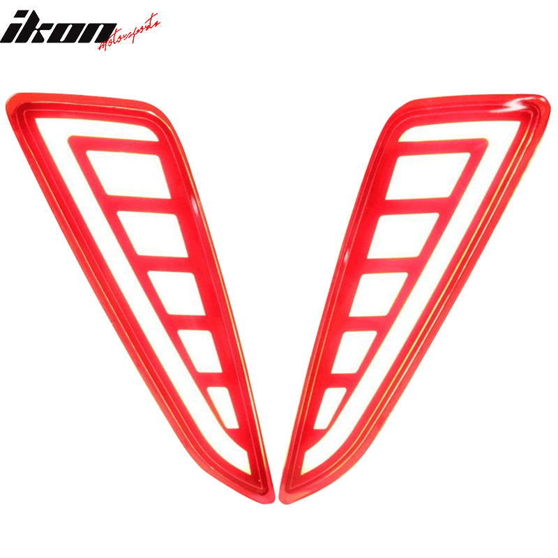 2018-2022 Toyota C-HR V2 Style Red Lens 2PCS Brake Tail Lights Lamps