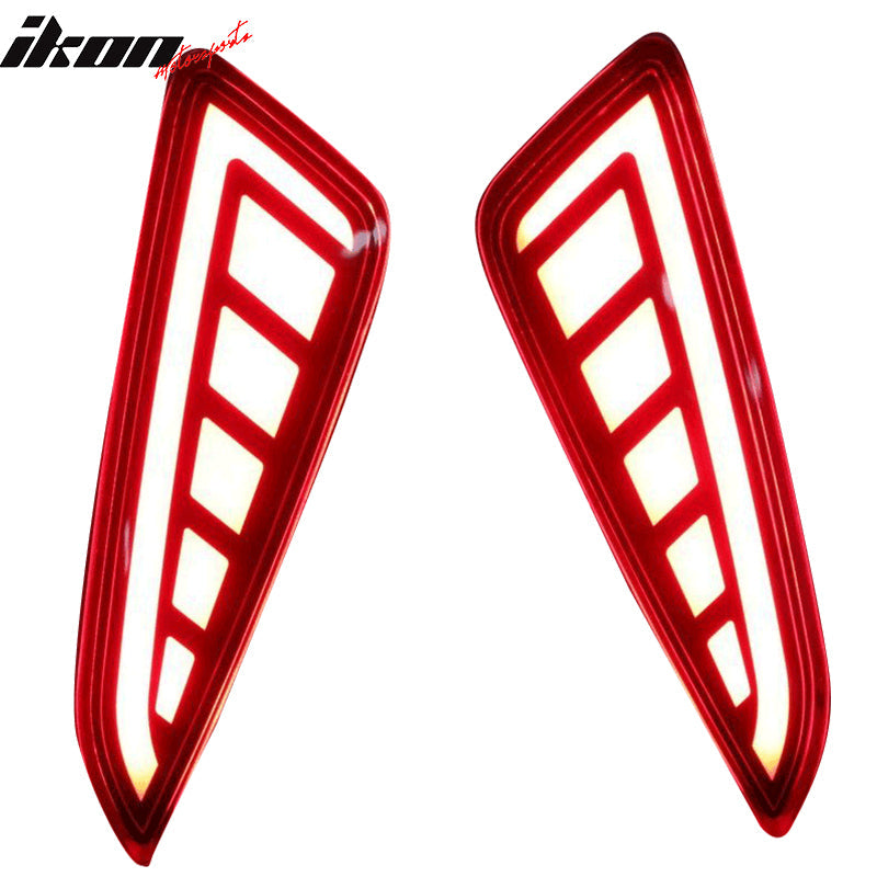 2018-2022 Toyota C-HR V2 Style Red Lens 2PCS Brake Tail Lights Lamps