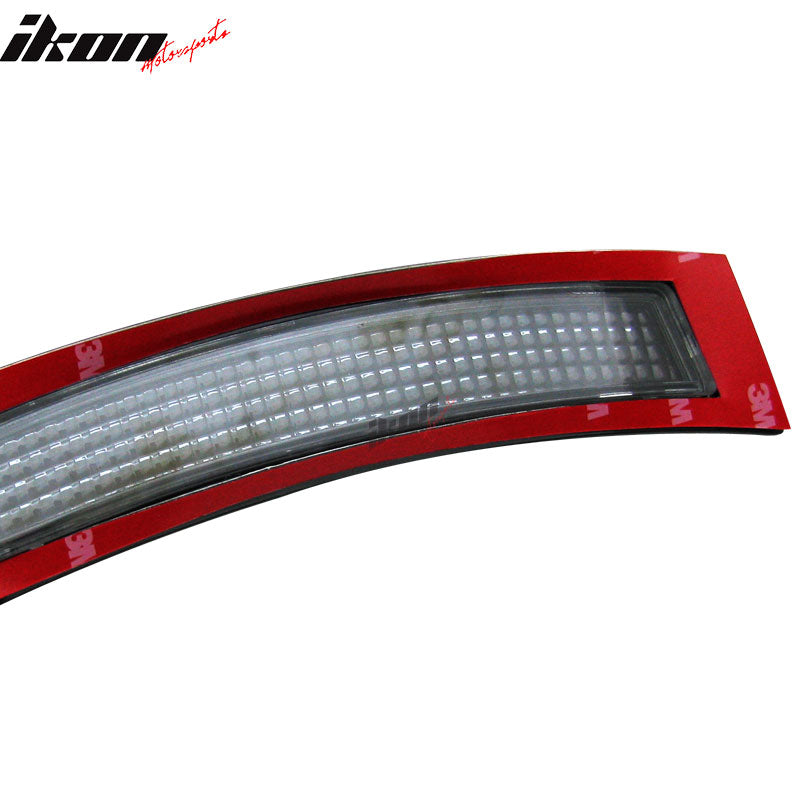 2007-2013 E92 Black Side Marker Bumper Lights Lamps In Pair