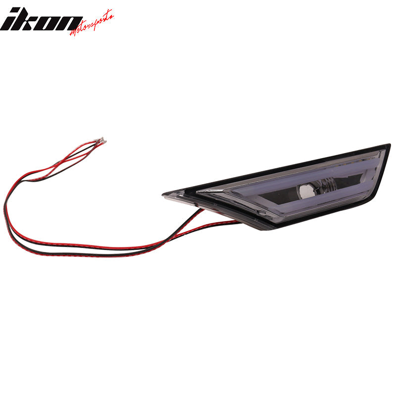 2016-2018 Honda Civic Smoke LED Front Sidemarkers Side Marker Light