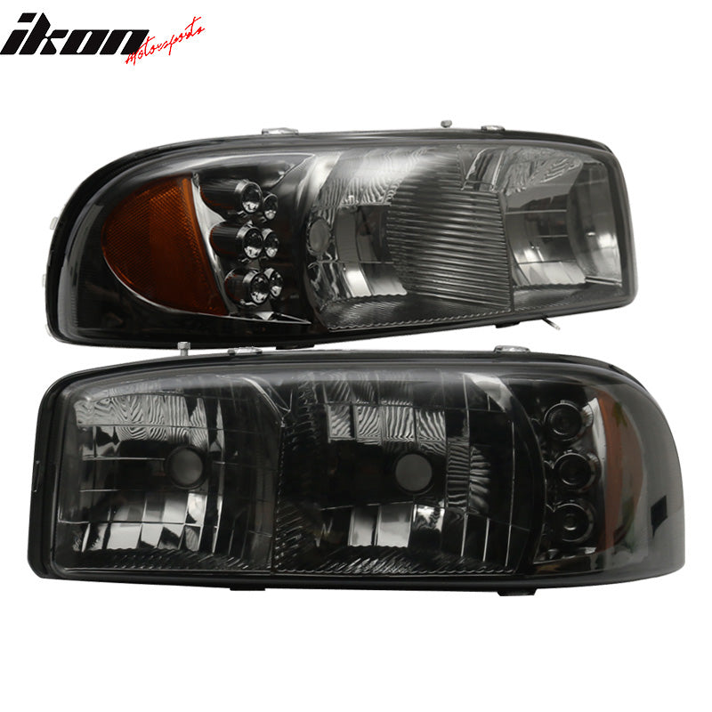 1999-2007 GMC Yukon Headlight & Bumper Lamp & Amber Reflector