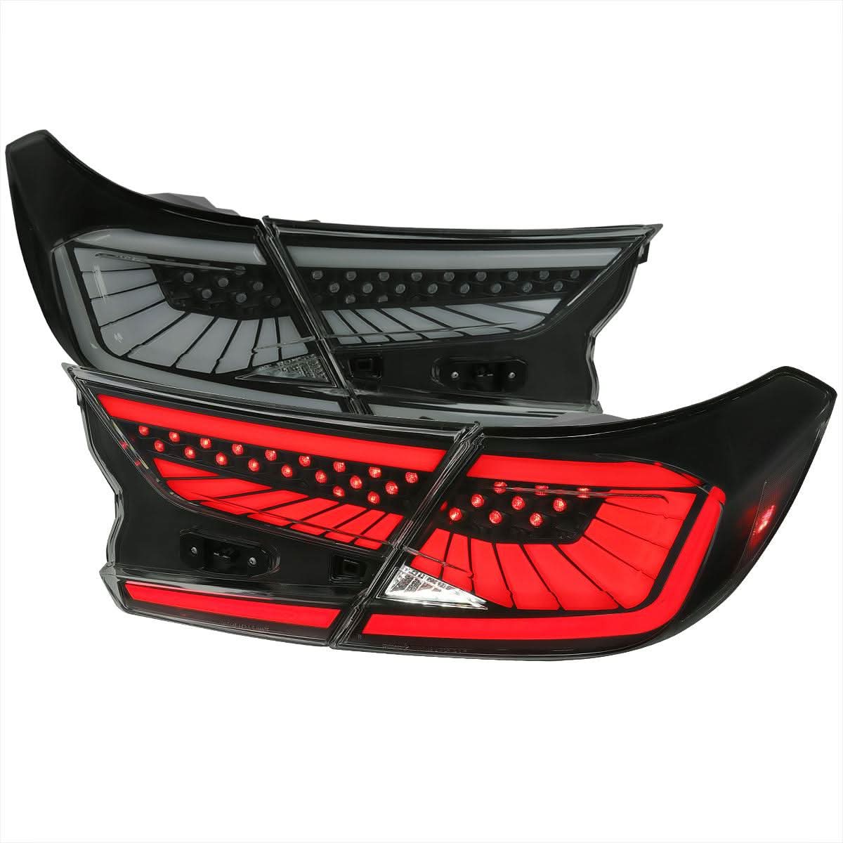 Spec-D Tail Lights Honda Accord (2018-2022) Sequential LED w/ Breathing Effect